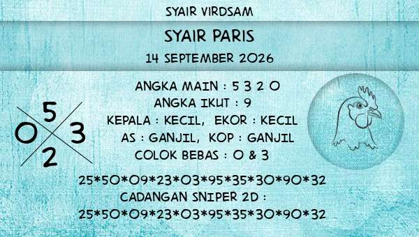 Syair Virdsam - Syair Paris