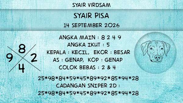 Syair Virdsam - Syair Pisa