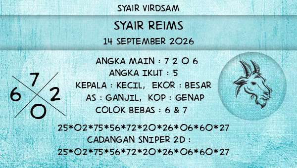 Syair Virdsam - Syair Reims