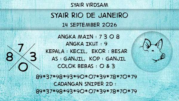 Syair Virdsam - Syair Rio De Janeiro