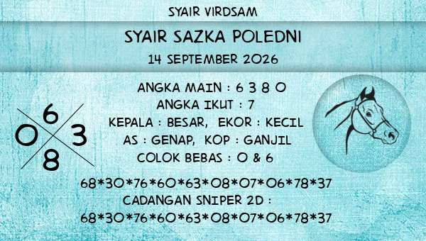 Syair Virdsam - Syair Sazka Poledni
