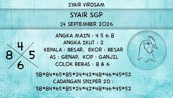 Syair Virdsam - Syair SGP