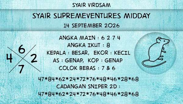Syair Virdsam - Syair Supremeventures Midday