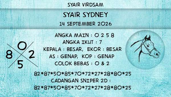 Syair Virdsam - Syair Sydney
