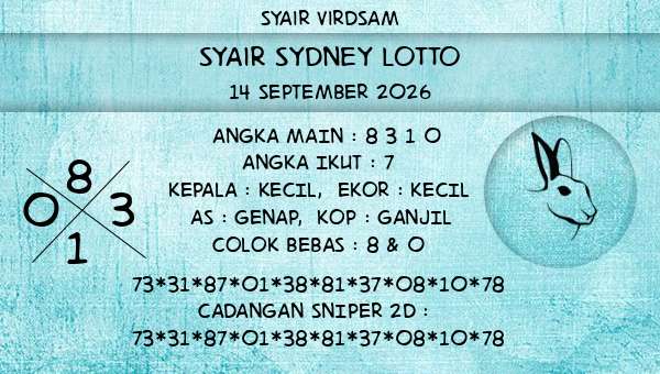 Syair Virdsam - Syair Sydney Lotto