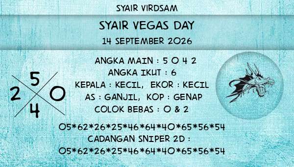 Syair Virdsam - Syair Vegas Day