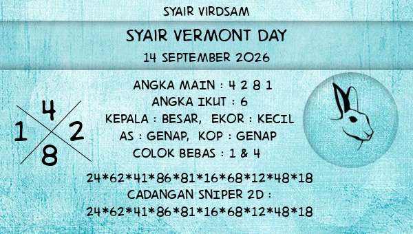 Syair Virdsam - Syair Vermont Day
