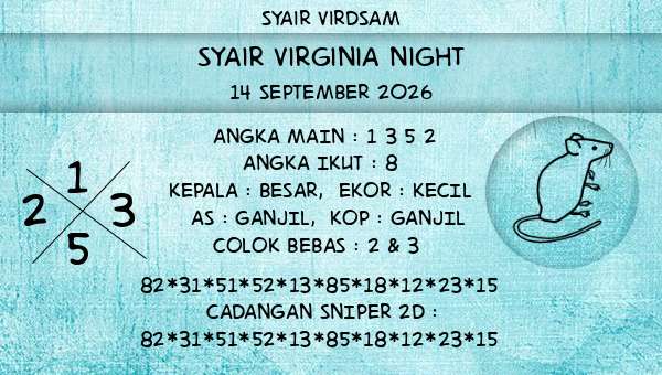 Syair Virdsam - Syair Virginia Night