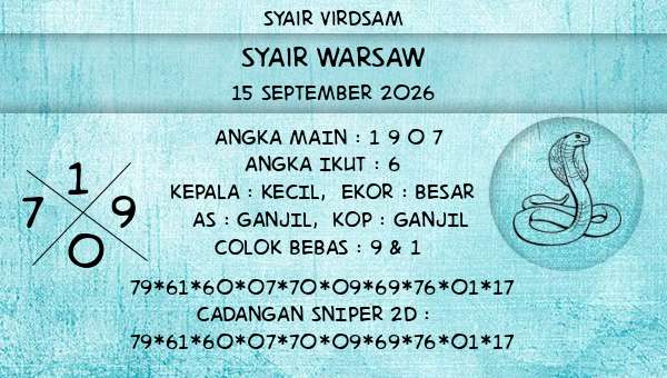 Syair Virdsam - Syair Warsaw