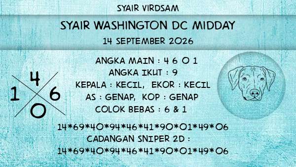 Syair Virdsam - Syair Washington Dc Midday