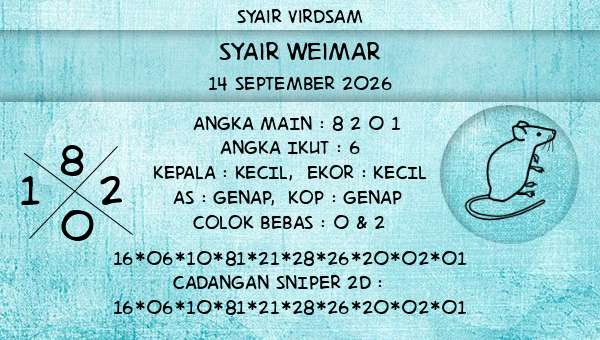 Syair Virdsam - Syair Weimar